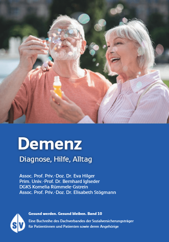 Einband des Buches „Demenz – Diagnose, Hilfe, Alltag“